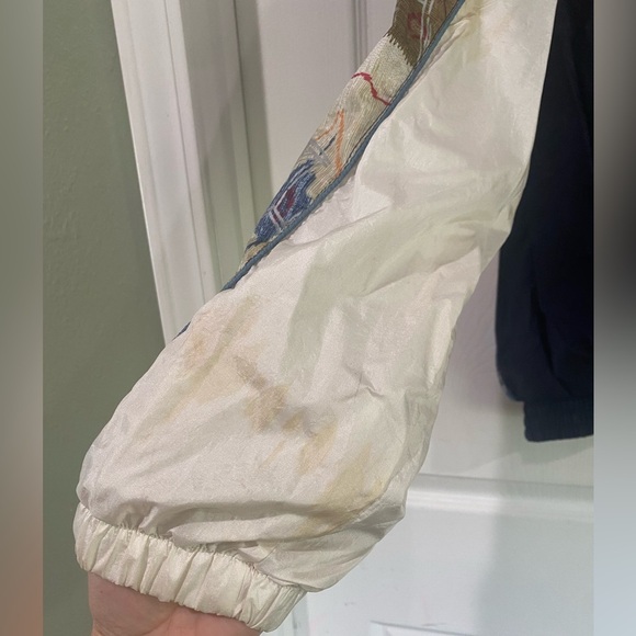 East West Track Jacket Womens Large Colorful Windbreaker 80s 90s Retro Vintage - Picture 8 of 11